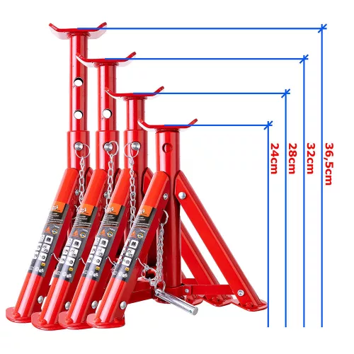 Suporturi pliabile pentru atelier 2T cu stabilizatori, model T42004-BIG de la Torin