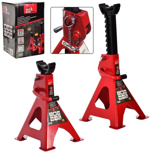 Set Suport Auto Big Red T43001C - Capacitate 3 Tone (1 Pereche)