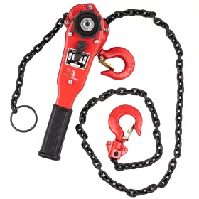   Cric Manual cu Răcnet - Troliu cu Lanț Big Red TRC7005, Capacitate de Încărcare 0,5 Tone, Lanț de 1,6 m