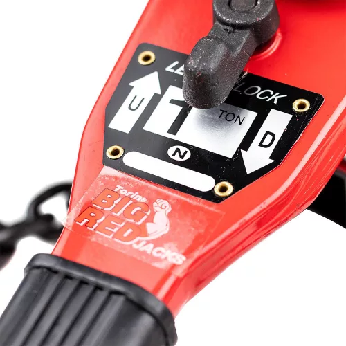 Crick manual cu lanț Big Red trc7010, capacitate de 1 tonă