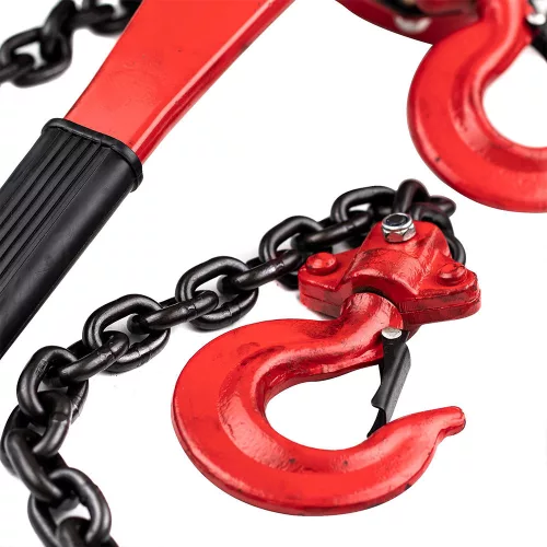 Racletă Manuală cu Lanț Big Red TRC7020 - Capacitate de 2 Tone
