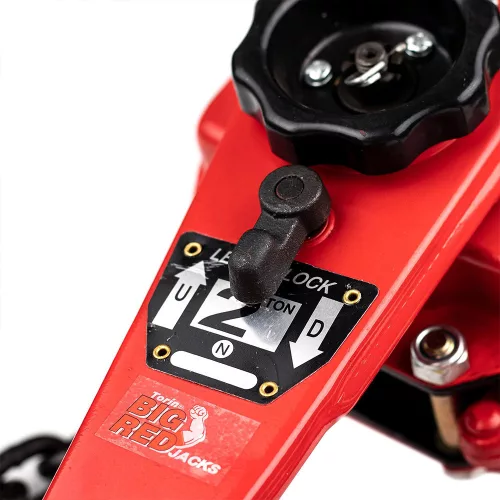 Racletă Manuală cu Lanț Big Red TRC7020 - Capacitate de 2 Tone