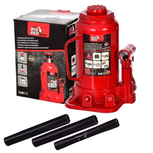 Cric Hidraulic Big Red T91504D, Capacitate 15 Tone, Dimensiuni Compacte