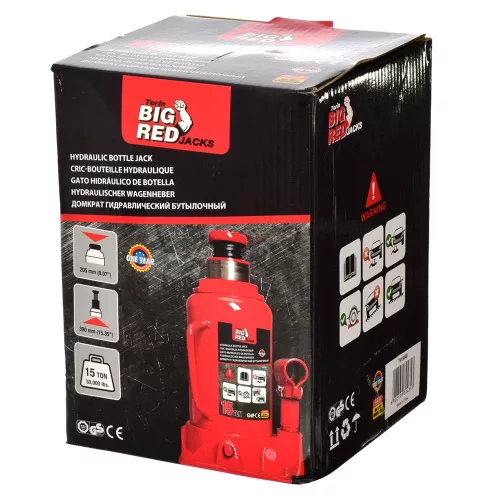 Cric Hidraulic Big Red T91504D, Capacitate 15 Tone, Dimensiuni Compacte
