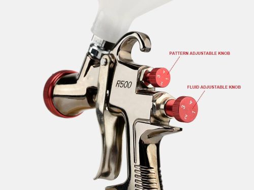 Pistol de Pulverizare Profesional cu Duza de 1,8 mm Aeropro R500 LVLP pentru Compresoare Mici