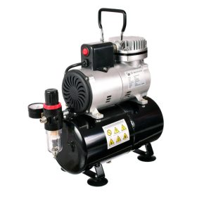   Compresor Airbrush LS-186s cu Ventilator și Rezervor de 3 Litri