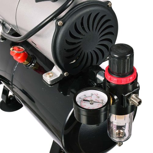 Compresor Airbrush LS-186s cu Ventilator și Rezervor de 3 Litri