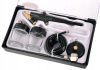Set Aerograf pentru Modelare cu 2 Rezervoare, Furtun și Duza de 0,8 mm Compatibil cu Compresoare Mari Fengda BD-138