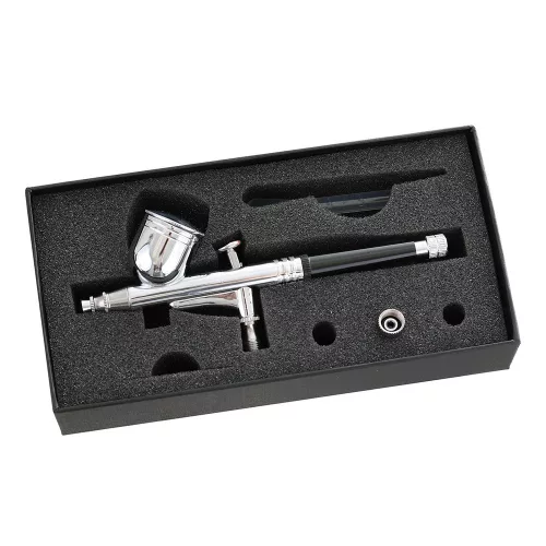 Airbrush Profesional Technic ABR-09 cu Duza de 0.3 mm pentru Modelare și Pictură de Precizie
