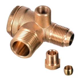   Supapă de Reținere pentru Compresor 1/2" x 3/8" (20x16 mm) din Alamă Technic BNV-001