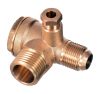 Supapă de Reținere pentru Compresor 1/2" x 3/8" (20x16 mm) din Alamă Technic BNV-001