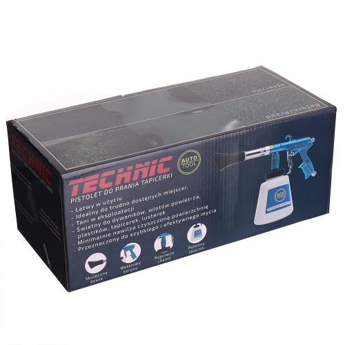 Pistol de Curățare Tapițerie Premium cu Cap cu Perie LT-P6