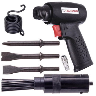 Set ciocan pneumatic și daltă din compozit ușor TC Technic AT-8039CA, pentru piatră, beton și metal