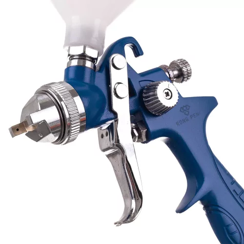 Pistol de Vopsit cu Volum Mare și Presiune Mică (HVLP) cu Duza de 1.4 mm și Rezervor de 600 ml Rongpeng 1020