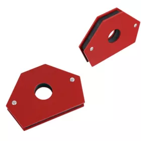   Suport Magnetic pentru Sudură, 6 Unghiuri, Capacitate 14 kg, din Oțel și Magneți Puternici