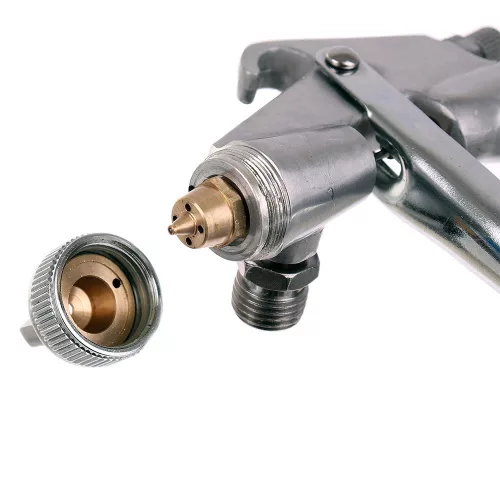 Mini Pistol de Pulverizare Profesional 1.0 mm cu Rezervor Lateral Metalic