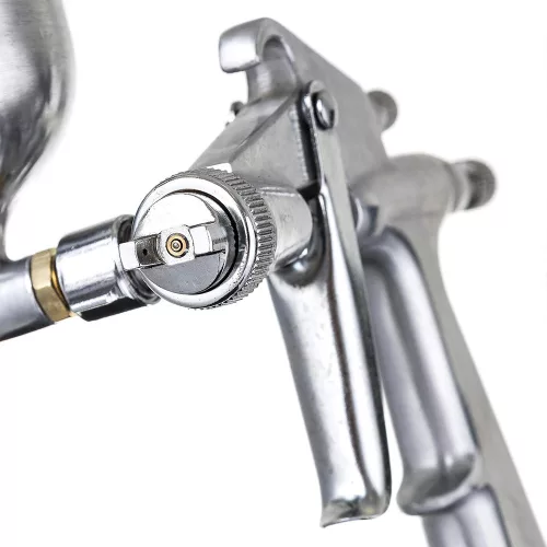 Mini Pistol de Pulverizare Profesional 1.0 mm cu Rezervor Lateral Metalic