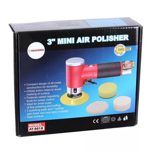 Mini Polizor Pneumatic de Colț Technic AT-8018 cu Turație de 15.000 RPM și Presiune de Operare 6,2 Bari