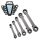Set de Chei Inelare cu Clichet, 5 Bucăți, 6-21 mm, cu Suport din Plastic - TC Technic JC1120