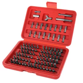   Set de Biți Torx și Hex (100 bucăți) TC Technic JC1532 din Oțel Crom-Vanadiu