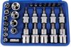 Set de Chei și Biți Torx în Geantă de Plastic (30 Piese) TC Technic JC1533