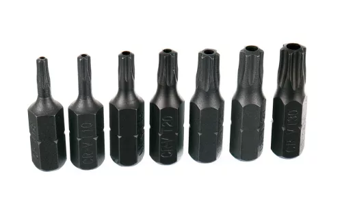 Set de Chei și Biți Torx în Geantă de Plastic (30 Piese) TC Technic JC1533