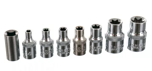 Set de Chei și Biți Torx în Geantă de Plastic (30 Piese) TC Technic JC1533