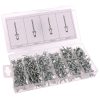 Set de 400 de nituri din aluminiu în cutie de plastic TC Technic JC8007