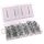 Set de 400 de nituri din aluminiu în cutie de plastic TC Technic JC8007