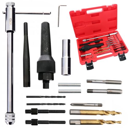 Set Profesional pentru Demontare și Montare Bujii Incandescente TC Technic SK2010, 12 mm HEX, Piuliță 30 mm, Priză lungă E 10 3/8"