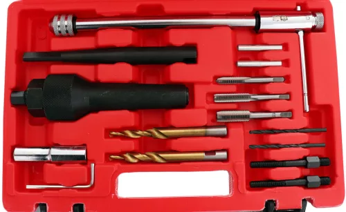 Set Profesional pentru Demontare și Montare Bujii Incandescente TC Technic SK2010, 12 mm HEX, Piuliță 30 mm, Priză lungă E 10 3/8"