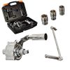 Cheie cu Capete Interșanjabile 3 Adaptoare, Cutie Plastic TC Technic SK1765, 1x16 1/2", Oțel Crom-Vanadiu