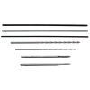 Set de Unelte pentru Îndepărtarea Bujiei Incandescente Rupte în Valiză de Plastic TC Technic SK2079, Compatibil cu Fire de Bujie M8x1.0, M10x1.0 și M10x1.25, Include Tije Filetate M3 x 0,5 și M4 x 0,7, Burghie HSS Ø2,5 x L=120mm și HSS Ø3,2 x L=140mm