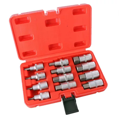 Set de Chei Hexagonale 1/2" 12 Piese Oțel Crom-Vanadiu H5-H22