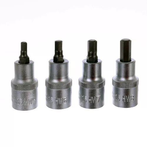 Set de Chei Hexagonale 1/2" 12 Piese Oțel Crom-Vanadiu H5-H22