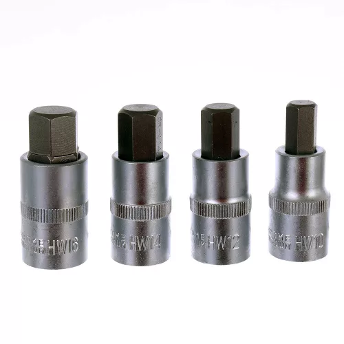 Set de Chei Hexagonale 1/2" 12 Piese Oțel Crom-Vanadiu H5-H22