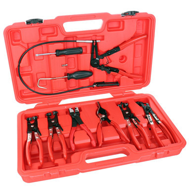 Set de Clești pentru Manșete în Geantă de Plastic (9 Piese) TC Technic JC2019296