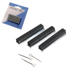   Set de Pietre de Rezervă pentru Mașină de Honuire, 3 Bucăți, 50 mm x 6 mm, Compatibile cu Mașini de Șlefuire