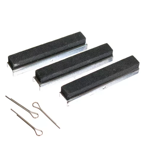 Set de Pietre de Rezervă pentru Mașină de Honuire, 3 Bucăți, 50 mm x 6 mm, Compatibile cu Mașini de Șlefuire