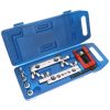 Set Profesional de Sertizare pentru Furtunuri de Frână TC Technic M1093, Compatibil cu Țevi de 3-19 mm, Utilizare pentru Sisteme de Aer Condiționat și Încălzire