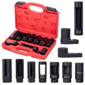   Set de scule pentru montajul sondei lambda cu geantă din plastic (10 piese) TC Technic JC2019264