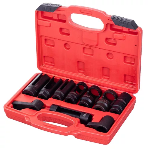 Set de scule pentru montajul sondei lambda cu geantă din plastic (10 piese) TC Technic JC2019264