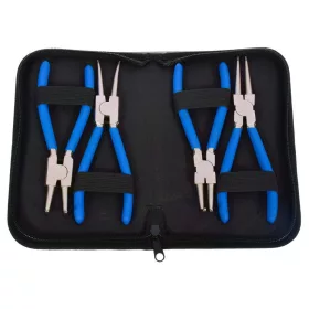   Set de Clești Seeger Externi și Interni cu Husă Textilă (4 piese) 150mm TC Tehnic JC1020-150