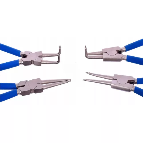 Set de Clești Seeger Externi și Interni cu Husă Textilă (4 piese) 150mm TC Tehnic JC1020-150