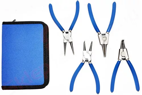 Set de Clești Seeger Externi și Interni cu Husă Textilă (4 piese) 150mm TC Tehnic JC1020-150