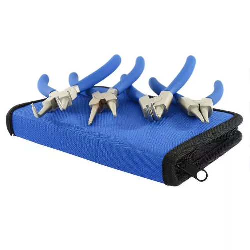 Set Clești pentru Inele de Siguranță – 175 mm, pentru Inele Interioare și Exterioare