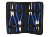 Set Profesional de Clești Seeger 225mm, 4 piese, pentru Inel Exterior și Interior