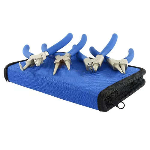 Set Profesional de Clești Seeger 225mm, 4 piese, pentru Inel Exterior și Interior