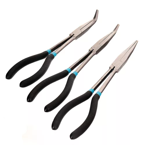 Set Clește Lung 275 mm cu Husă Textilă, 3 Piese - TC Technic JC1011