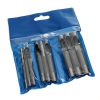 Set de Perforatoare 9 piese, 3-12 mm, din Oțel Carbon, pentru Piele, Cauciuc, Materiale Plastice Moi și Textile